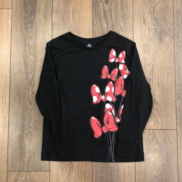 Disney Minnie Mouse Bows Long Sleeve Size Xs - Picture 2 of 7